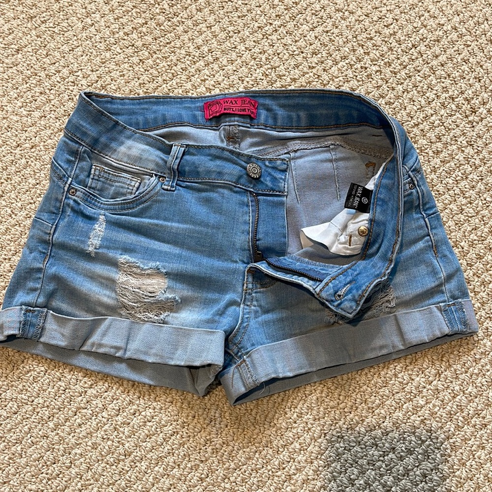 Wax Jean shorts